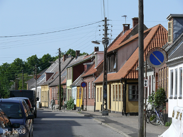 Langgade, Stege, Møn, photo by JHe 2008