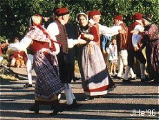Folk dancers