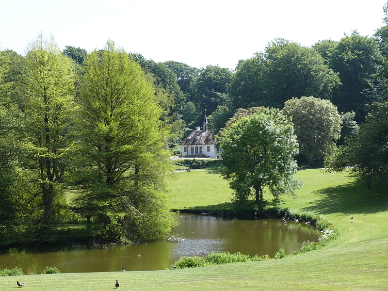 Liselund castle and park
